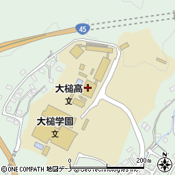 岩手県立大槌高等学校周辺の地図