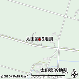 岩手県花巻市太田第３５地割周辺の地図