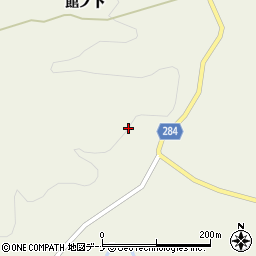 秋田県由利本荘市滝大滝野周辺の地図
