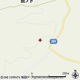 秋田県由利本荘市滝（大滝野）周辺の地図