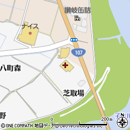 トヨタカローラ秋田本荘店周辺の地図