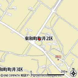 岩手県花巻市東和町町井２区周辺の地図