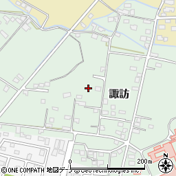 〒025-0033 岩手県花巻市諏訪の地図