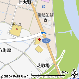秋田トヨペット本荘店周辺の地図