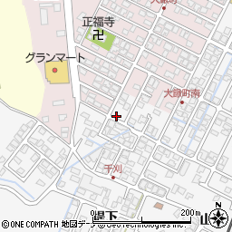 秋田県由利本荘市薬師堂山崎156-4周辺の地図