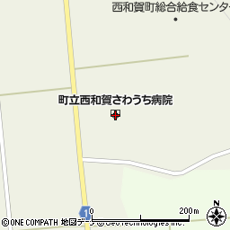 西和賀町役場沢内庁舎　西和賀町地域包括支援センター・分室周辺の地図