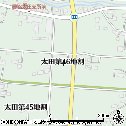 岩手県花巻市太田第４６地割周辺の地図