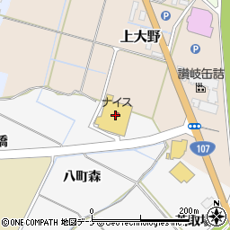 秋田銀行ナイス本荘インター店 ＡＴＭ周辺の地図