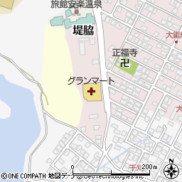 秋田銀行グランマート本荘南店 ＡＴＭ周辺の地図