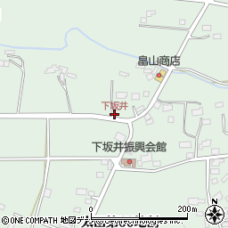 下坂井周辺の地図
