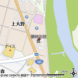 缶詰讃岐株式会社周辺の地図