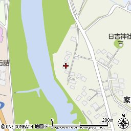 秋田県由利本荘市二十六木家口田3周辺の地図