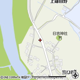 秋田県由利本荘市二十六木上鎌田野49周辺の地図
