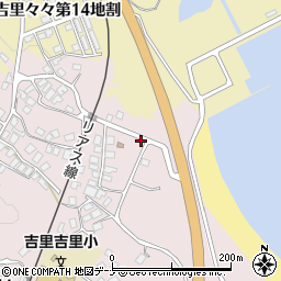 釜石警察署　吉里吉里駐在所周辺の地図