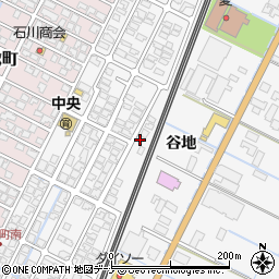 秋田県由利本荘市薬師堂谷地181-42周辺の地図