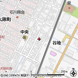 秋田県由利本荘市薬師堂谷地181-31周辺の地図