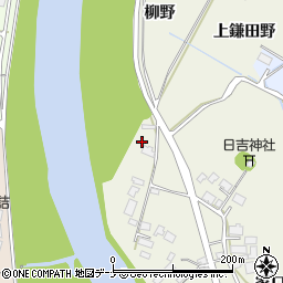 秋田県由利本荘市二十六木柳野周辺の地図