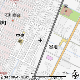 秋田県由利本荘市薬師堂谷地181-16周辺の地図