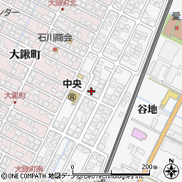 秋田県由利本荘市薬師堂谷地181-29周辺の地図