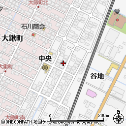 秋田県由利本荘市薬師堂谷地181-24周辺の地図