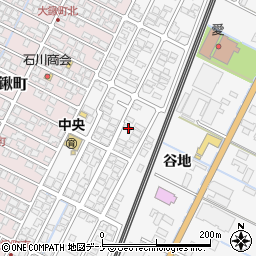 秋田県由利本荘市薬師堂谷地181-34周辺の地図
