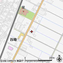 秋田県由利本荘市薬師堂谷地228-1周辺の地図