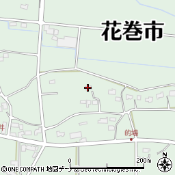 岩手県花巻市太田第５７地割周辺の地図