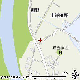 秋田県由利本荘市二十六木上鎌田野周辺の地図