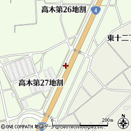 岩手県花巻市高木第２７地割周辺の地図