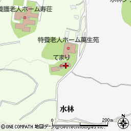 デイサービスセンターてまり指定通所介護事業所周辺の地図