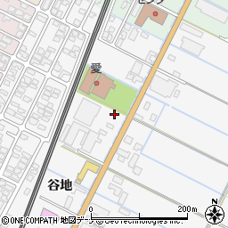 秋田県由利本荘市薬師堂谷地256-3周辺の地図