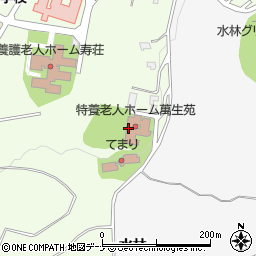 社会福祉法人中央会　特別養護老人ホーム萬生苑周辺の地図