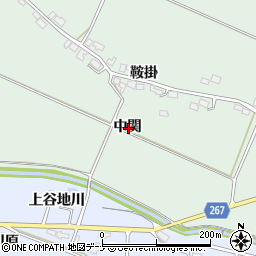 秋田県仙北郡美郷町飯詰中関周辺の地図