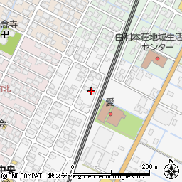 秋田県由利本荘市薬師堂谷地300-19周辺の地図
