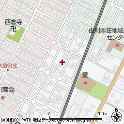 秋田県由利本荘市薬師堂谷地300-11周辺の地図