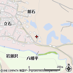秋田県横手市金沢館石92周辺の地図