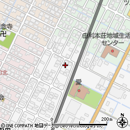 秋田県由利本荘市薬師堂谷地300-14周辺の地図