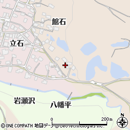秋田県横手市金沢館石88周辺の地図