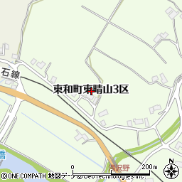 岩手県花巻市東和町東晴山３区周辺の地図