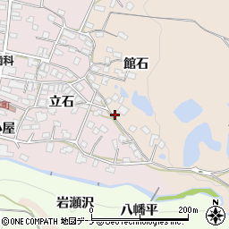 秋田県横手市金沢館石109周辺の地図