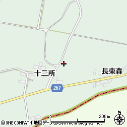 秋田県仙北郡美郷町金沢長束森99周辺の地図