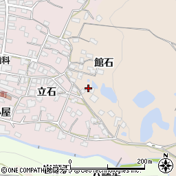 秋田県横手市金沢館石110周辺の地図