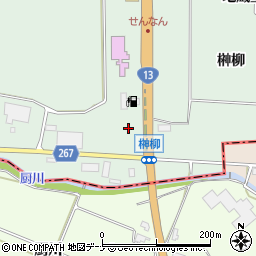 秋田県仙北郡美郷町金沢榊柳31周辺の地図