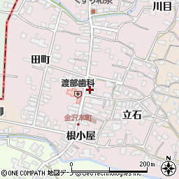 ＪＡ秋田ふるさと金沢周辺の地図