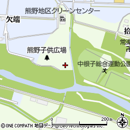 岩手県花巻市中根子関合周辺の地図