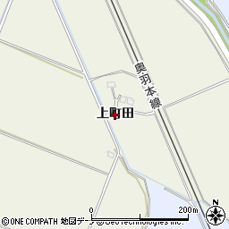 秋田県美郷町（仙北郡）金沢西根（上町田）周辺の地図