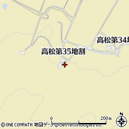 岩手県花巻市高松第３５地割109周辺の地図