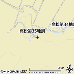 岩手県花巻市高松第３５地割110周辺の地図
