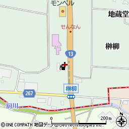 秋田県美郷町（仙北郡）金沢（下館）周辺の地図
