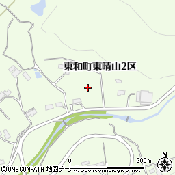 岩手県花巻市東和町東晴山２区周辺の地図